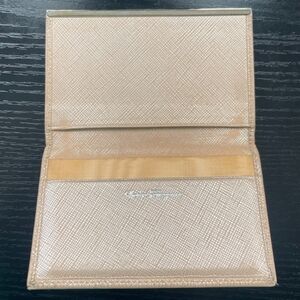 Salvatore Ferragamo Light Tan Card Holder/Wallet